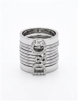 Anello D&G Donna in Acciaio Cubic Zirconia
